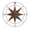 18" Rustic Nautical Metal Compass Wall Art Decor